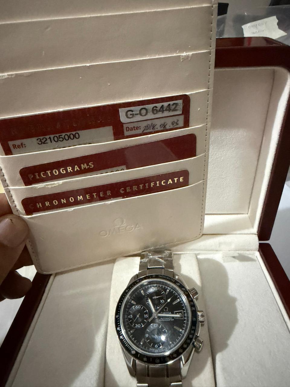 Speedmaster Date Black/Steel Ø40 mm
